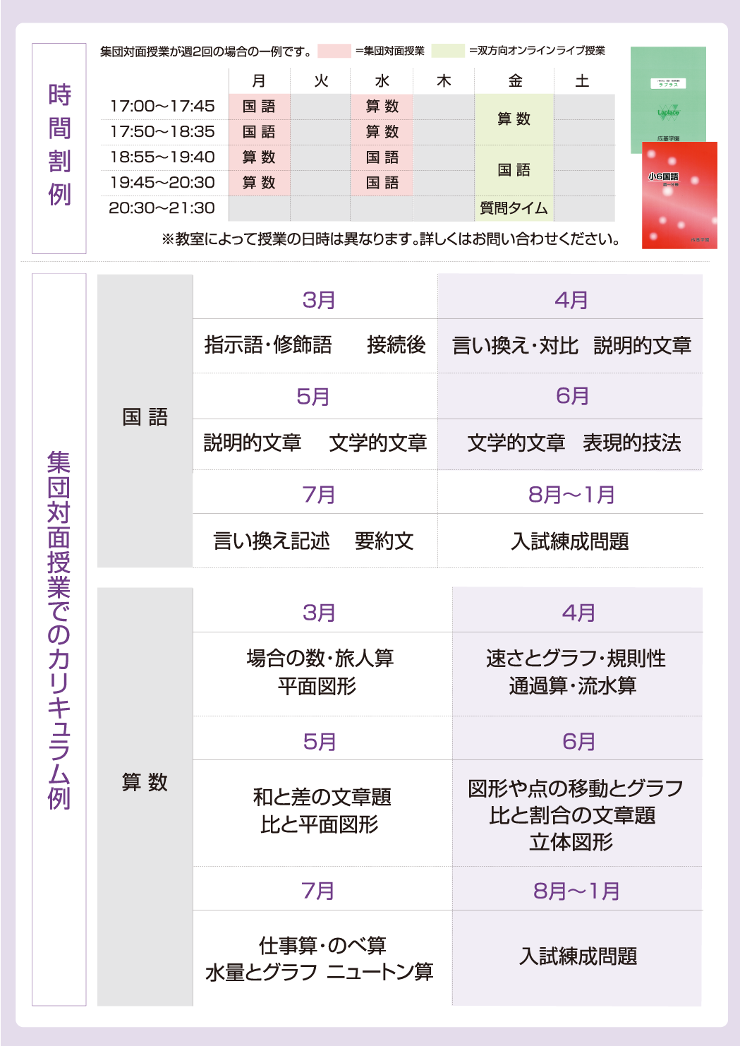 模試・特別講習会 | 成基学園-受験指導と志共有の学習塾