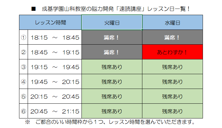 速読講座のレッスンスケジュール.PNG