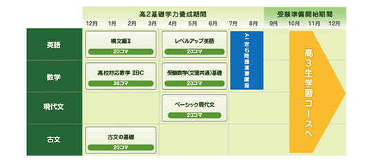 文系カリキュラム例